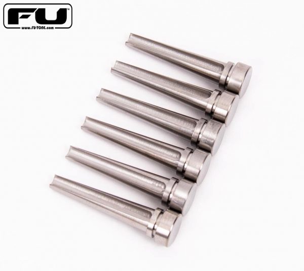 Titanium Acoustic Bridge Pins - SILVER - Image 2