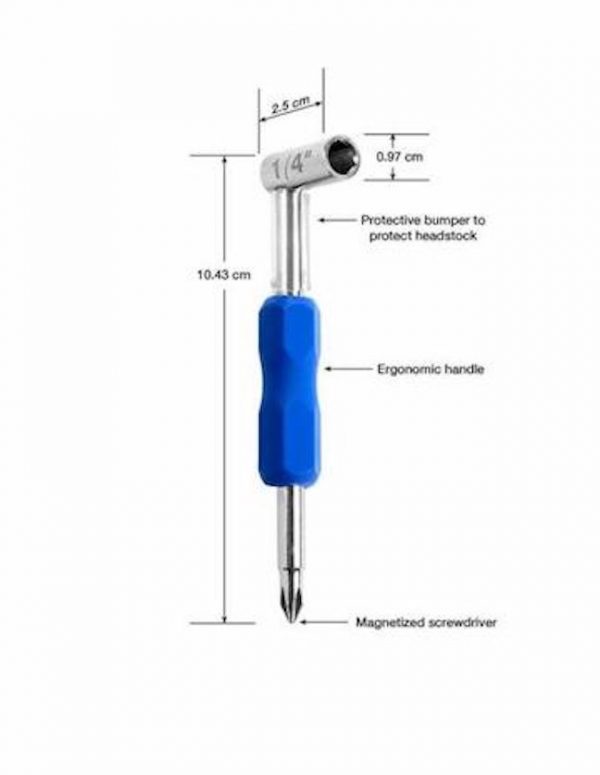 Music Nomad MN231 Premium Truss Rod Wrench 1/4"