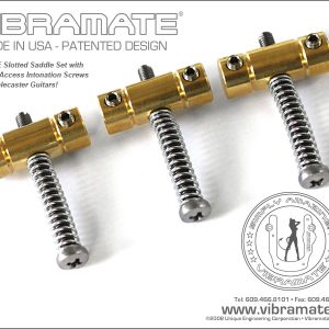 Vibramate Telecaster Bridge Saddles