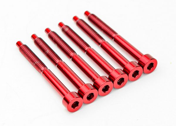 Titanium String Lock Screw Set (6)- RED