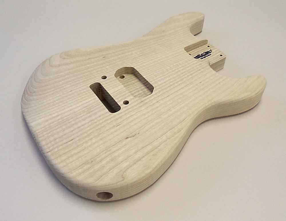 Northern ash guitar body store