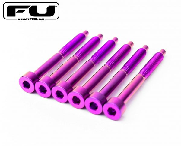 Titanium String Lock Screw Set (6) - PURPLE