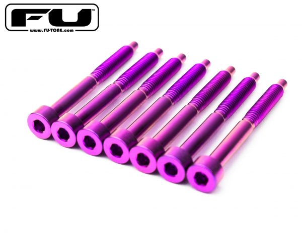 Titanium String Lock Screw Set (7) - PURPLE