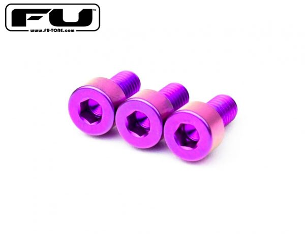 Titanium Nut Clamping Screw Set (3) - PURPLE