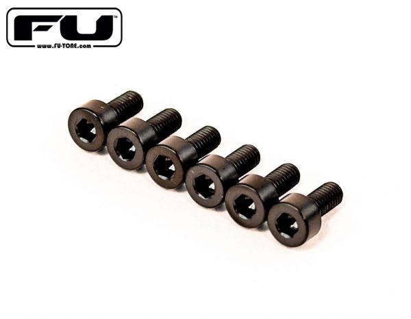 Titanium Saddle Mounting Screw Set (6) – BLACK