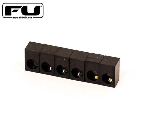 Titanium Saddle Insert Set (6) - BLACK