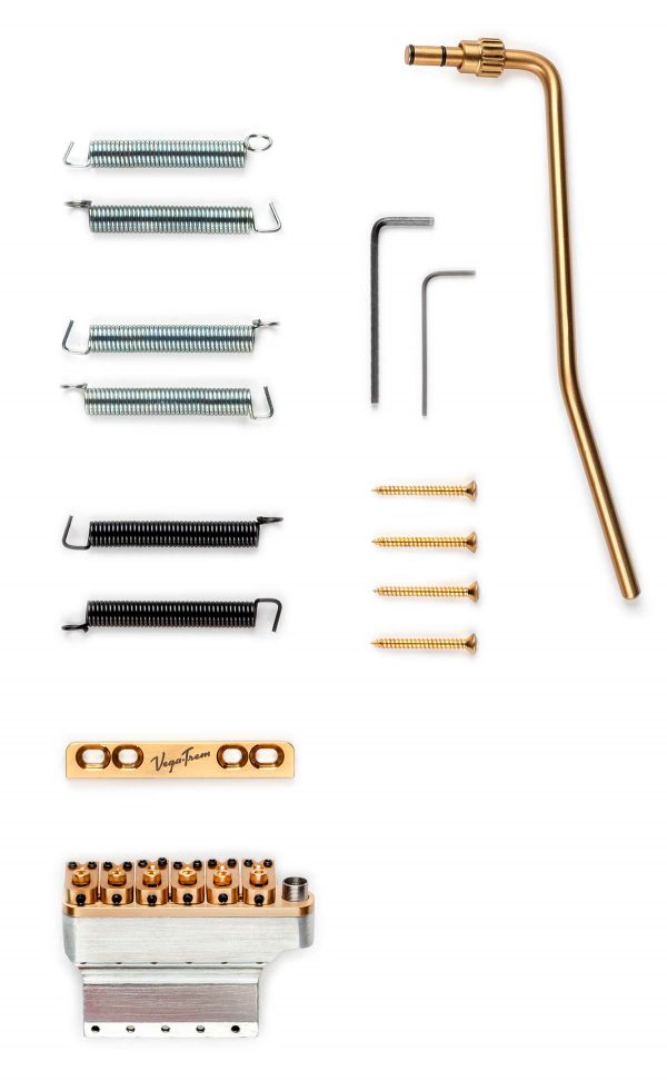 Vega Trem VT1 Tremolo System for Strat - GOLD - Image 9
