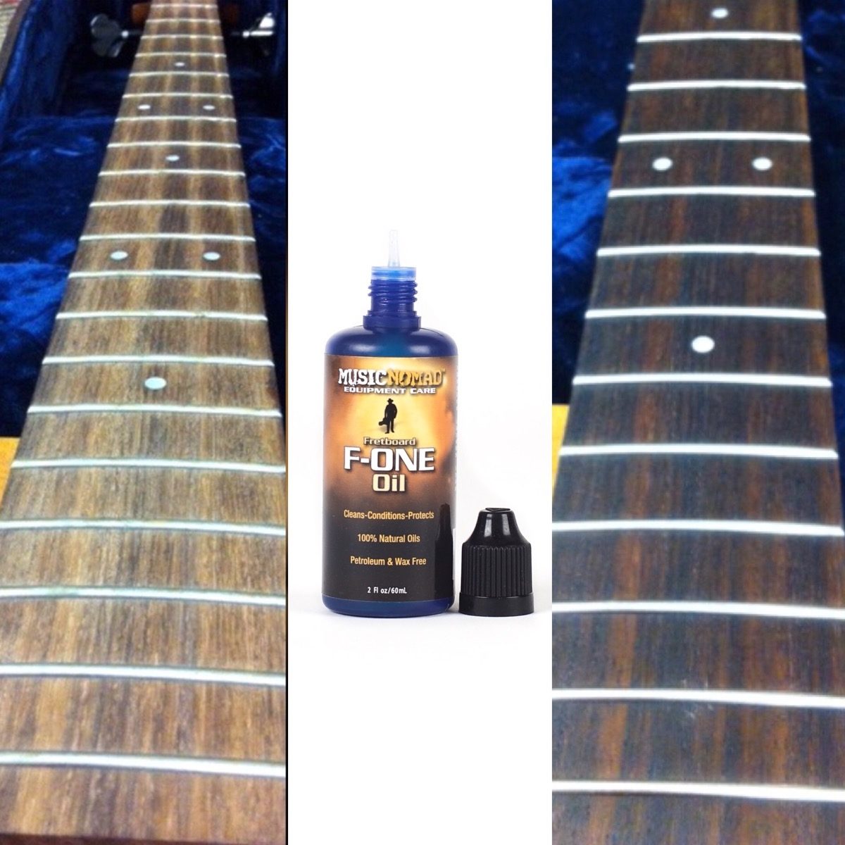 Music Nomad MN125 F-One Unfinished Fretboard Care Kit - Oil, Cloth, Br –  Easy Music Center