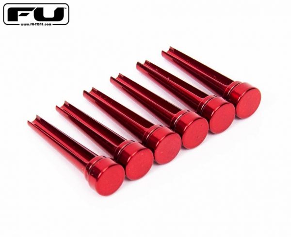 Titanium Acoustic Bridge Pins - RED
