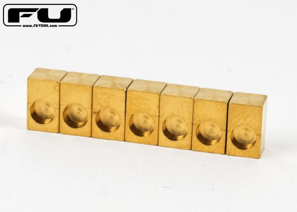 Titanium Saddle Insert Set (7) - GOLD 7 String Set