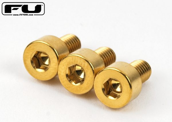 Titanium Nut Clamping Screw Set (3) - GOLD