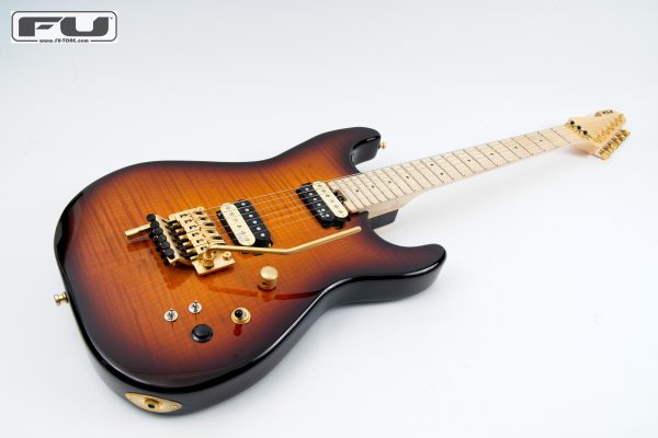 FU-Tone FU PRO GUITAR - 2 Tone Sunburst - NJR - Image 6