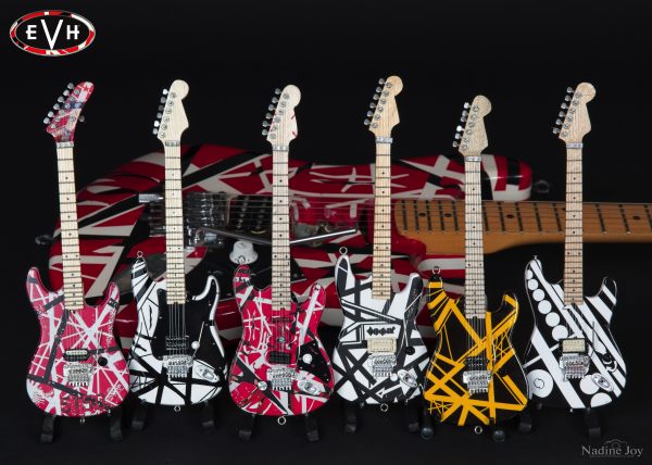 Eddie Van Halen "Black & White 78" Miniature Guitar - Image 3