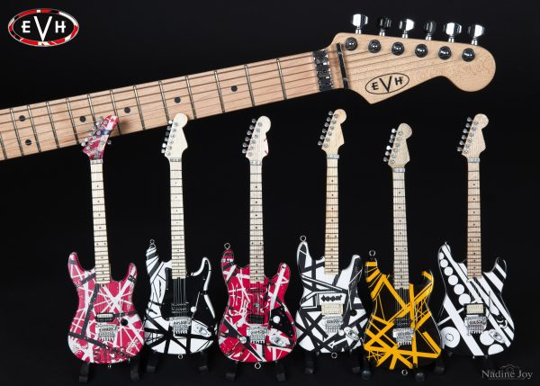 Eddie Van Halen "Circles" Miniature Guitar - Image 10