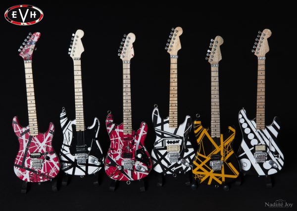 Eddie Van Halen "Circles" Miniature Guitar - Image 9
