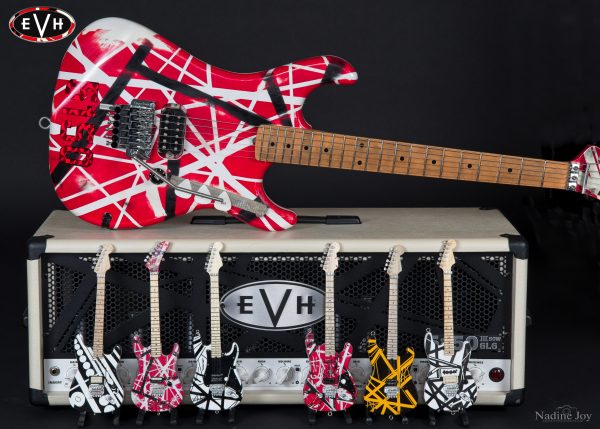Eddie Van Halen "Circles" Miniature Guitar - Image 6