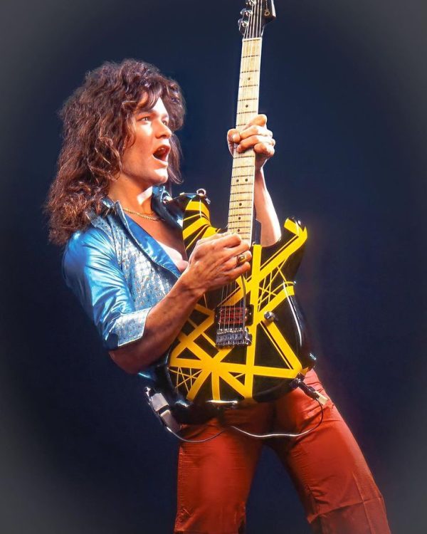 Eddie Van Halen "Black & Yellow" Miniature Guitar - Image 2