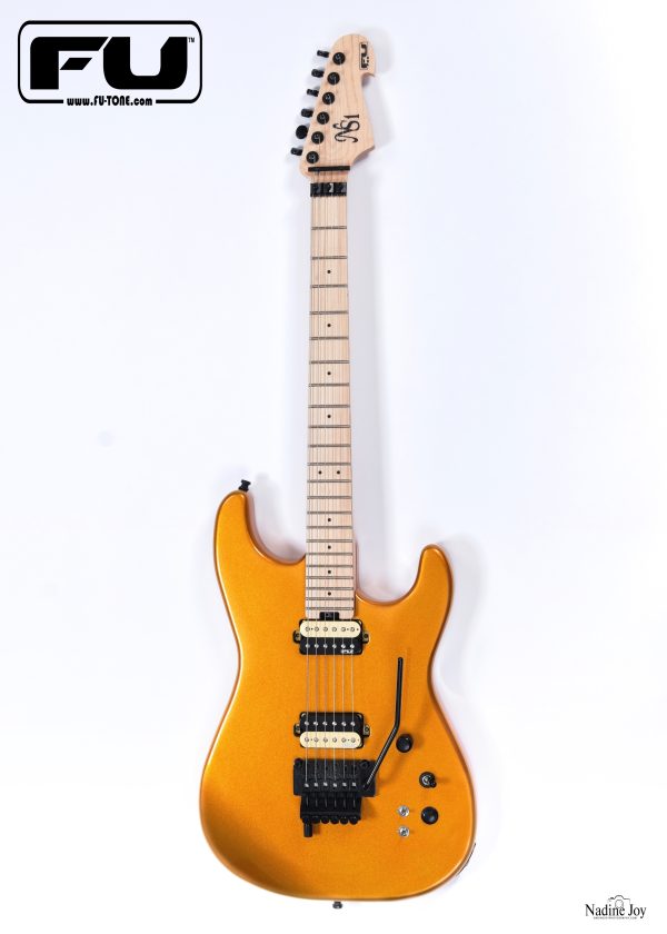FU-Tone FU PRO GUITAR - Neo Shredder - Metallic Lambo Yellow - Image 2