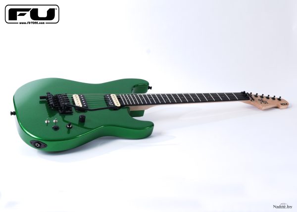 FU-Tone FU PRO GUITAR - Neo Shredder - Metallic Lambo Green - Image 3