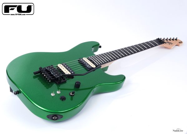 FU-Tone FU PRO GUITAR - Neo Shredder - Metallic Lambo Green - Image 7