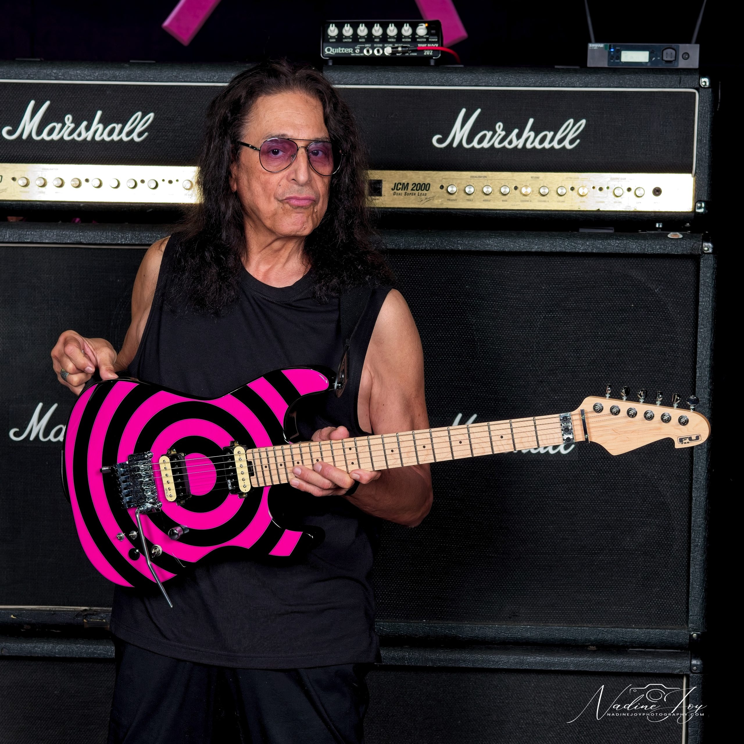 FU-Tone FU PRO GUITAR - Eddie Ojeda - Twisted Sister - Bulls Eye - Image 3