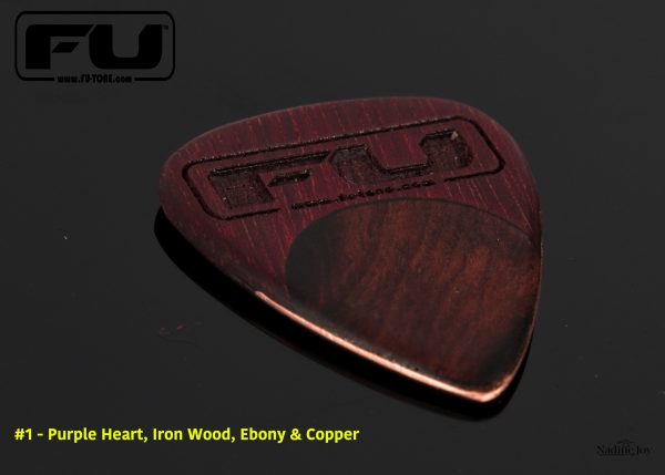 Old Scratch Wood & Copper "Copperhead" Picks - Image 2